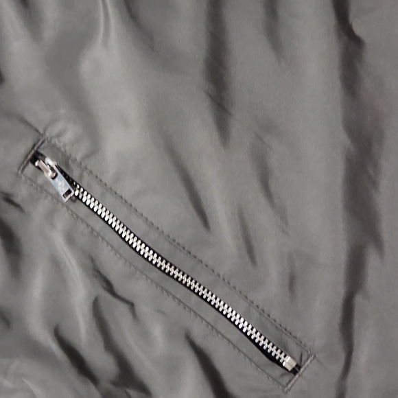 Abercrombie & Fitch Quilted Reversable Full Zip Womens Jacket Size Large - Picture 13 of 13